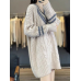 new light blue warm woolen sweater oversized casual v neck knit tops